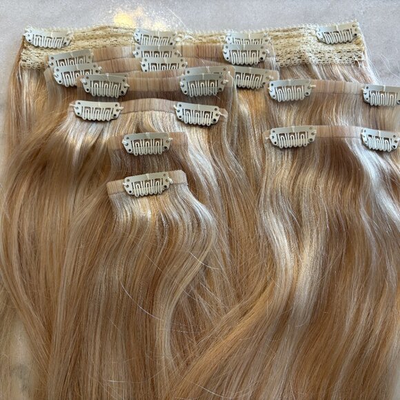 23" Seamless Set, California Beach Blonde Highlighted, Milk & Blush - Picture 3 of 13